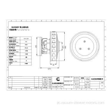 aspirador de pó BLDC MOTOR seco-úmido